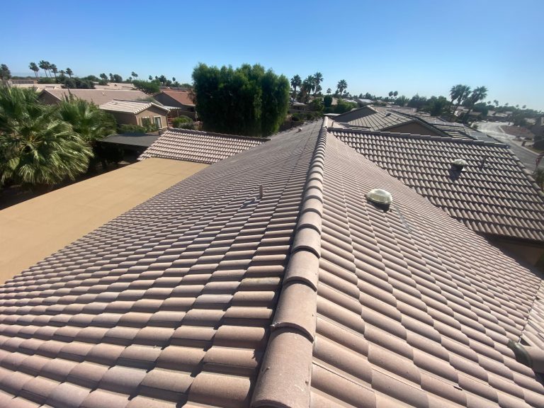 Tile roof in the Phoenix Valley